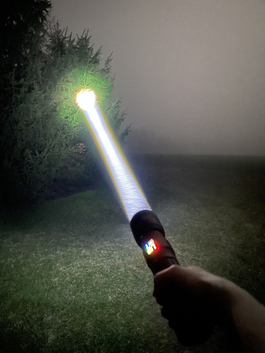 "White Laser" 90W Flashlight